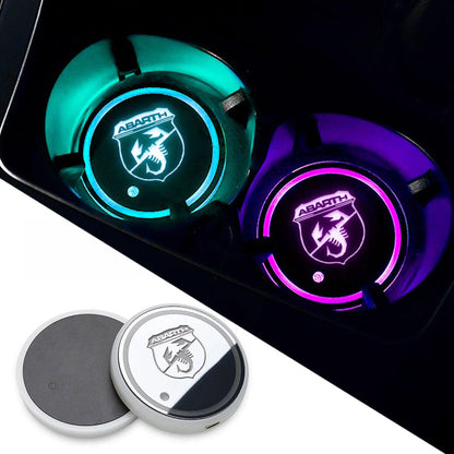 Discos LED de ambiente para interior personalizados multicolor (2 uds.)