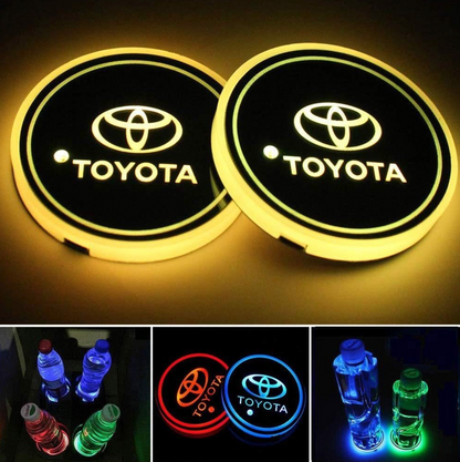 Discos LED de ambiente para interior personalizados multicolor (2 uds.)